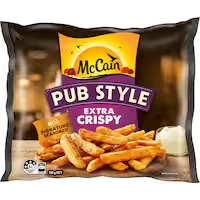 mccain pub style extra crispy fries signature seasoning