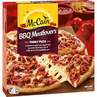 mccain pizza family bbq meatlovers
