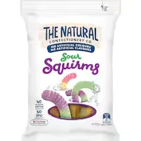 the natural confectionery co. lollies sour squirms
