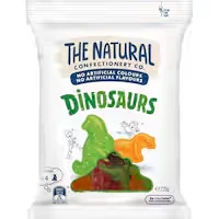 the natural confectionery co. lollies dinosaurs