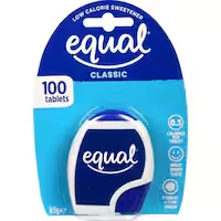 equal sugar substitute tablets