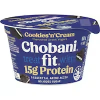 chobani 15g high protein greek yoghurt cookies & cream