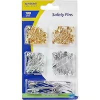 korbond safety pins assorted colour and size