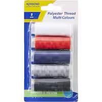 korbond thread polyester multi colour