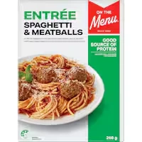on the menu frozen meal spaghetti & meatballs