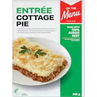 on the menu frozen meal cottage pie