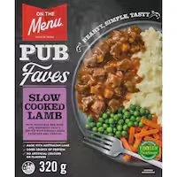 on the menu frozen meal lamb shank
