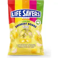 life savers sweets lemon sherbert bombs fizz