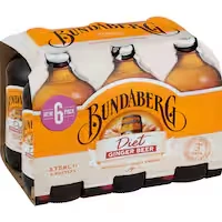 BUNDABERG DIET GINGER BEER 375ML