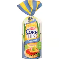 real foods corn thins crispbread original