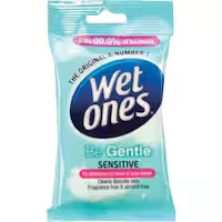 wet ones wet wipes gentle sensitive travel pack