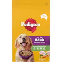 pedigree dry dog food real chicken