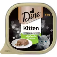 dine classic kitten wet cat food tender chicken