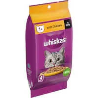 whiskas wet cat food chicken favourites in jelly