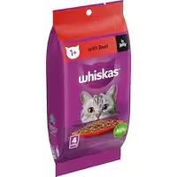 whiskas wet cat food beef in jelly