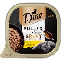 dine pulled menu wet cat food gravy with chicken
