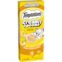 temptations creamy spoons cat treats tasty chicken & cheesy cheese