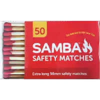 samba safety matches extra long 98mm