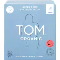 tom organic super pads ultra thin with wings