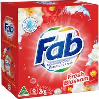 fab laundry powder fresh blossoms