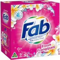 fab laundry powder fresh frangipani