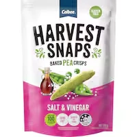 harvest snaps pea crisps salt & vinegar