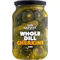 sun harvest gherkins whole dill