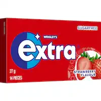 wrigleys extra chewing gum strawberry 27g