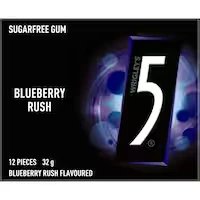 5 gum sugar free chewing gum blueberry