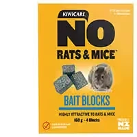 kiwicare no rats & mice rodent control weatherproof bait blocks