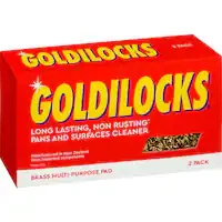 goldilocks multipurpose scourer non rusting twin pack