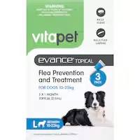 vitapet evance flea treatment for dogs 10 to 25kg