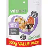 vitapet morsomes dog treats variety pack