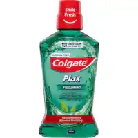 colgate plax antibacterial mouthwash rinse fresh mint