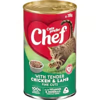chef classic wet cat food chicken & lamb