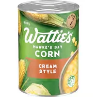 watties corn cream style