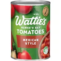 watties flavoured tomatoes mexican style