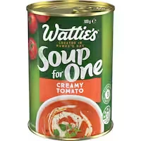 wattie's soup for one soup creamy tomato canned