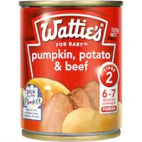 watties stage 2 baby food pumpkin potato & beef
