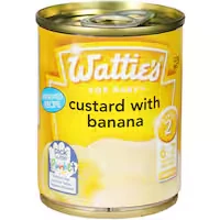 watties stage 2 baby food custard with banana