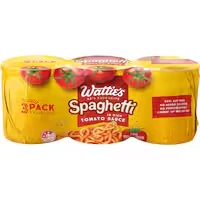 wattie's spaghetti handy pack