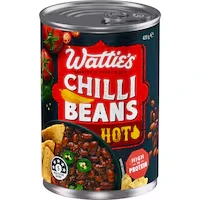 watties chilli beans hot