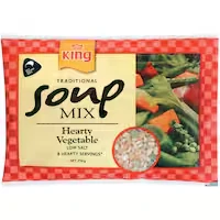 king soup mix hearty vegetable low salt
