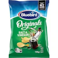 bluebird originals chips salt & vinegar