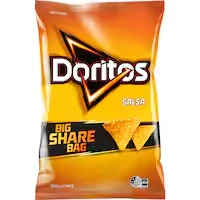 doritos corn chips salsa party bag share pack
