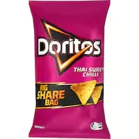 doritos corn chips thai sweet chilli share bag