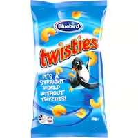 bluebird twisties corn snacks cheese