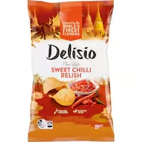 delisio chips sweet chilli relish