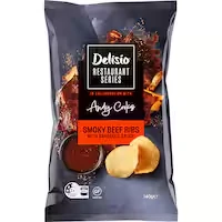 delisio chips smoky beef ribs & bbq sauce
