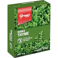 greggs thyme rubbed